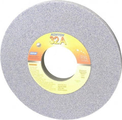 Norton - 10" Diam x 3" Hole x 3/4" Thick, I Hardness, 46 Grit Surface Grinding Wheel - Aluminum Oxide, Type 1, Coarse Grade, 2,485 Max RPM, Vitrified Bond, No Recess - Benchmark Tooling