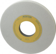 Norton - 10" Diam x 3" Hole x 3/4" Thick, J Hardness, 46 Grit Surface Grinding Wheel - Aluminum Oxide, Type 1, Coarse Grade, 2,485 Max RPM, Vitrified Bond, No Recess - Benchmark Tooling