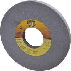 Norton - 10" Diam x 3" Hole x 3/4" Thick, K Hardness, 60 Grit Surface Grinding Wheel - Aluminum Oxide, Type 1, Medium Grade, 2,485 Max RPM, Vitrified Bond, No Recess - Benchmark Tooling