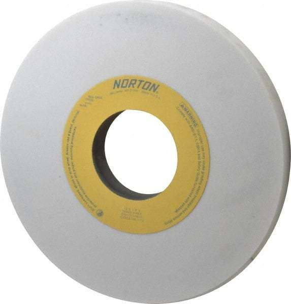 Norton - 10" Diam x 3" Hole x 1" Thick, K Hardness, 60 Grit Surface Grinding Wheel - Aluminum Oxide, Type 1, Medium Grade, 2,485 Max RPM, Vitrified Bond, No Recess - Benchmark Tooling