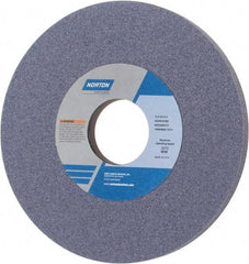 Norton - 12" Diam x 3" Hole x 3/4" Thick, K Hardness, 60 Grit Surface Grinding Wheel - Aluminum Oxide, Type 1, Medium Grade, 2,070 Max RPM, Vitrified Bond, No Recess - Benchmark Tooling