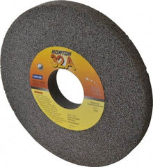 Norton - 12" Diam x 3" Hole x 1" Thick, H Hardness, 46 Grit Surface Grinding Wheel - Aluminum Oxide, Type 1, Coarse Grade, 2,070 Max RPM, Vitrified Bond, No Recess - Benchmark Tooling