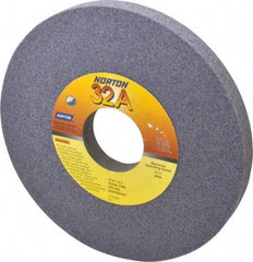 Norton - 12" Diam x 3" Hole x 1" Thick, J Hardness, 46 Grit Surface Grinding Wheel - Aluminum Oxide, Type 1, Coarse Grade, 2,070 Max RPM, Vitrified Bond, No Recess - Benchmark Tooling