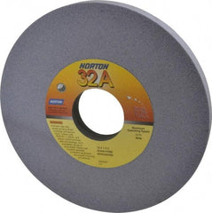 Norton - 12" Diam x 3" Hole x 1" Thick, H Hardness, 60 Grit Surface Grinding Wheel - Aluminum Oxide, Type 1, Medium Grade, 2,070 Max RPM, Vitrified Bond, No Recess - Benchmark Tooling