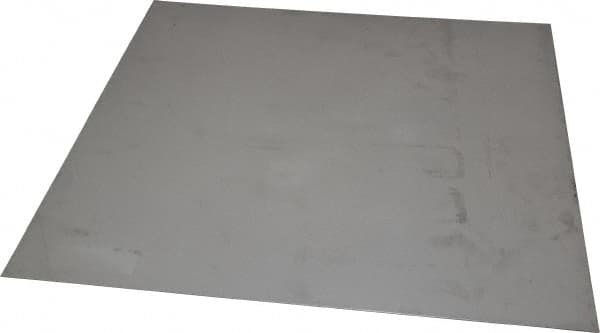Made in USA - 0.036 Inch Thick x 12 Inch Wide x 12 Inch Long, 304 Stainless Steel Sheet - Cold Rolled, Bright Finish, #2B - Benchmark Tooling