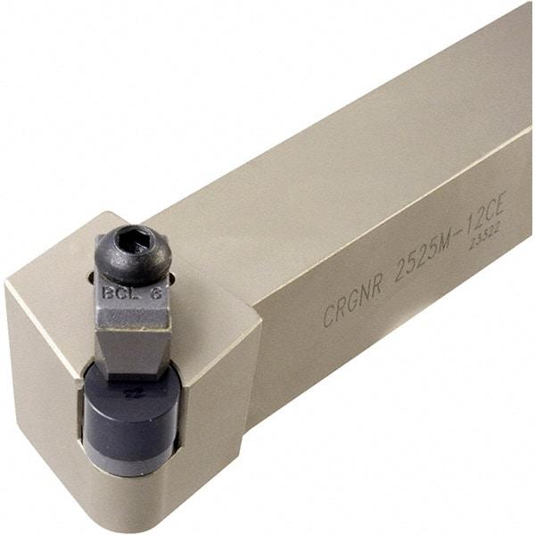 Iscar - CRGN, Right Hand Cut, 1" Shank Height x 1" Shank Width, Negative Rake Indexable Turning Toolholder - 6" OAL, RNG 43 Insert Compatibility, Series Isoturn - Benchmark Tooling