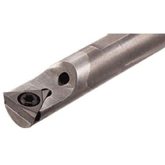 Iscar - 9.5mm Min Bore Diam, 125mm OAL, 8mm Shank Diam, E-STFP-X Indexable Boring Bar - TPGX 0902.. Insert - Benchmark Tooling