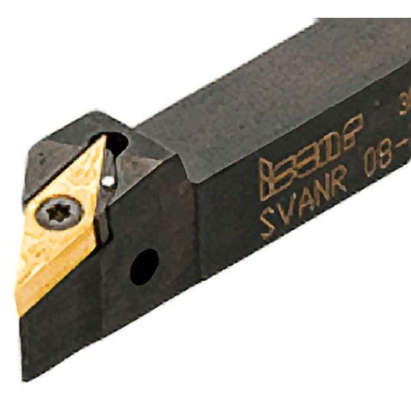 Iscar - SVAN, Right Hand Cut, 5/8" Shank Height x 5/8" Shank Width, Negative Rake Indexable Turning Toolholder - 4" OAL, VN..2.5-.. Insert Compatibility, Series Isoturn - Benchmark Tooling