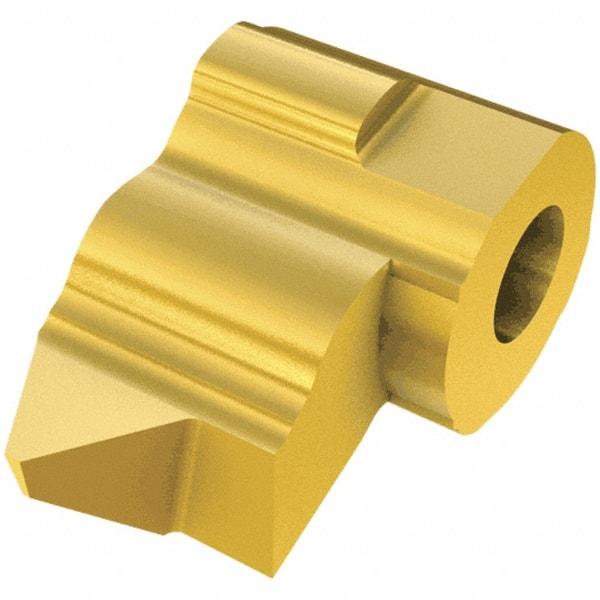 Iscar - UMGR4 Grade IC508, Internal Partial Profile 55° Threading Insert - 0.5 to 1.4mm & 18 to 48 TPI Int Pitch, Right Hand Insert, TiCN/TiN Finish, Carbide - Benchmark Tooling