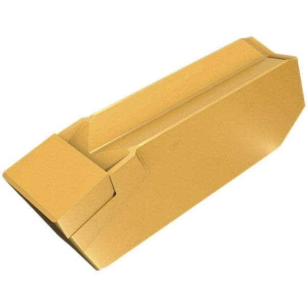 Iscar - 500K040GITM Grade IB50, 5mm Cutting Width PCBN Grooving Insert - 0.5mm Max Depth of Cut, Neutral, 0.4mm Corner Radius - Benchmark Tooling