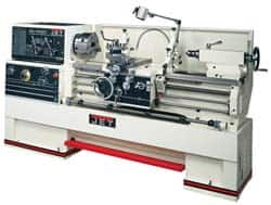 Jet - 14 Inch Swing, 40 Inch Distance Between Centers, Geared Head Speed Control, 3 Phase Engine Lathe - Benchmark Tooling