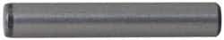 Value Collection - 7/8" Diam x 2-1/2" Pin Length Grade 8 Alloy Steel Standard Dowel Pin - C 50-58 Hardness, 156,000 Lb Breaking Strength, 1 Beveled & 1 Rounded End - Benchmark Tooling