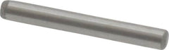 Value Collection - 1/16" Diam x 1/2" Pin Length Grade 8 Alloy Steel Standard Dowel Pin - C 50-58 Hardness, 800 Lb Breaking Strength, 1 Beveled & 1 Rounded End - Benchmark Tooling