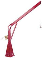 THERN - 1,500 Lbs. Limit Spur Gear Hand Winch - 112-3/4 Inch Overall Height, 32.88 Inch Base Height, Enamel Finish - Benchmark Tooling