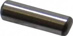 Value Collection - 3/32" Diam x 5/16" Pin Length Grade 8 Alloy Steel Standard Dowel Pin - C 50-58 Hardness, 1,800 Lb Breaking Strength, 1 Beveled & 1 Rounded End - Benchmark Tooling