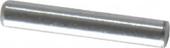 Value Collection - 1/8" Diam x 3/4" Pin Length Grade 8 Alloy Steel Standard Dowel Pin - C 50-58 Hardness, 3,200 Lb Breaking Strength, 1 Beveled & 1 Rounded End - Benchmark Tooling