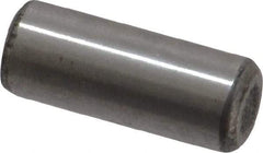 Value Collection - 1/4" Diam x 5/8" Pin Length Grade 8 Alloy Steel Standard Dowel Pin - C 50-58 Hardness, 12,800 Lb Breaking Strength, 1 Beveled & 1 Rounded End - Benchmark Tooling