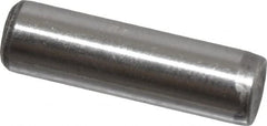 Value Collection - 1/4" Diam x 7/8" Pin Length Grade 8 Alloy Steel Standard Dowel Pin - C 50-58 Hardness, 12,800 Lb Breaking Strength, 1 Beveled & 1 Rounded End - Benchmark Tooling