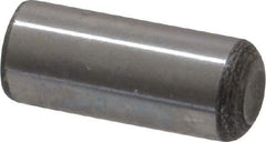 Value Collection - 5/16" Diam x 3/4" Pin Length Grade 8 Alloy Steel Standard Dowel Pin - C 50-58 Hardness, 20,000 Lb Breaking Strength, 1 Beveled & 1 Rounded End - Benchmark Tooling