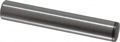 Value Collection - 3/8" Diam x 2-1/4" Pin Length Grade 8 Alloy Steel Standard Dowel Pin - C 50-58 Hardness, 28,700 Lb Breaking Strength, 1 Beveled & 1 Rounded End - Benchmark Tooling