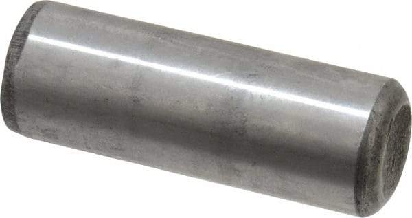 Value Collection - 5/8" Diam x 1-3/4" Pin Length Grade 8 Alloy Steel Standard Dowel Pin - C 50-58 Hardness, 79,800 Lb Breaking Strength, 1 Beveled & 1 Rounded End - Benchmark Tooling