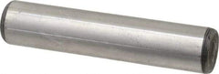 Value Collection - 5/8" Diam x 3" Pin Length Grade 8 Alloy Steel Standard Dowel Pin - C 50-58 Hardness, 79,800 Lb Breaking Strength, 1 Beveled & 1 Rounded End - Benchmark Tooling