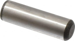 Value Collection - 3/4" Diam x 2-1/2" Pin Length Grade 8 Alloy Steel Standard Dowel Pin - C 50-58 Hardness, 114,000 Lb Breaking Strength, 1 Beveled & 1 Rounded End - Benchmark Tooling