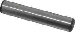 Value Collection - 3/4" Diam x 4" Pin Length Grade 8 Alloy Steel Standard Dowel Pin - C 50-58 Hardness, 114,000 Lb Breaking Strength, 1 Beveled & 1 Rounded End - Benchmark Tooling