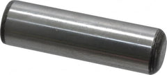 Value Collection - 7/8" Diam x 3" Pin Length Grade 8 Alloy Steel Standard Dowel Pin - C 50-58 Hardness, 156,000 Lb Breaking Strength, 1 Beveled & 1 Rounded End - Benchmark Tooling