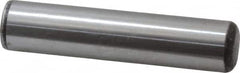 Value Collection - 7/8" Diam x 4" Pin Length Grade 8 Alloy Steel Standard Dowel Pin - C 50-58 Hardness, 156,000 Lb Breaking Strength, 1 Beveled & 1 Rounded End - Benchmark Tooling