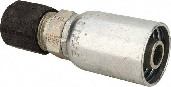 Eaton - 3/4-16 Thread Straight Hydraulic Hose Fitting - 1/2" Hose Diam - Benchmark Tooling