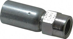 Eaton - 3/8-18 Thread Straight Hydraulic Hose Fitting - 3/8" Hose Diam - Benchmark Tooling