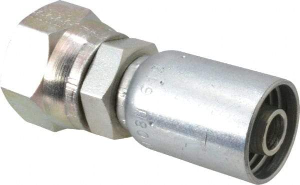 Eaton - 1-1/16-12 SAE Straight Hydraulic Hose Fitting - 1/2" Hose Diam - Benchmark Tooling