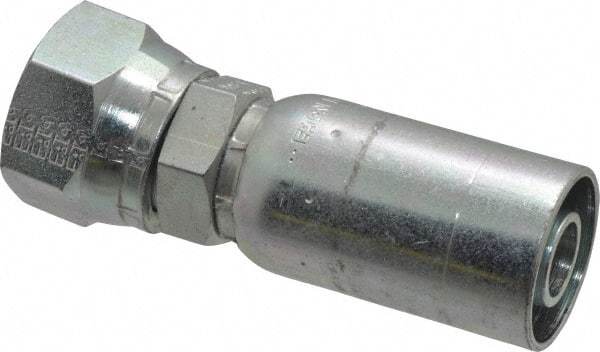 Eaton - 1-1/16-12 SAE Straight Hydraulic Hose Fitting - 5/8" Hose Diam - Benchmark Tooling