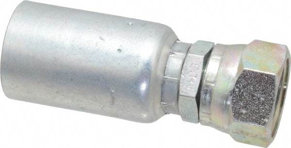 Eaton - 1-1/16-12 SAE Straight Hydraulic Hose Fitting - 3/4" Hose Diam - Benchmark Tooling