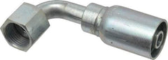 Eaton - 13/16-16 Thread Hydraulic Hose Elbow - 1/2" Hose Diam - Benchmark Tooling