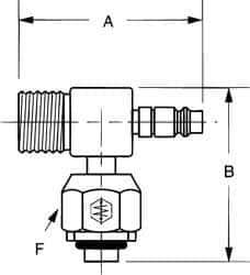 Hydraulic Hose Adapter: 1-1/16-16