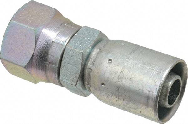 Eaton - 7/8-14 SAE Straight Hydraulic Hose Fitting - 1/2" Hose Diam - Benchmark Tooling