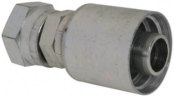 Eaton - 1 - 7/16-12 Thread Straight Hydraulic Hose Fitting - 1" Hose Diam - Benchmark Tooling