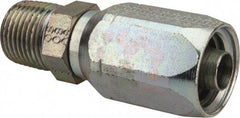 Eaton - 1/2-14 Thread Straight Hydraulic Hose Fitting - 1/2" Hose Diam - Benchmark Tooling