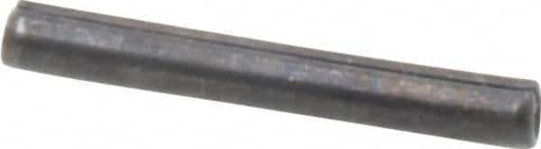 Made in USA - 3/32" Diam x 3/4" Long Slotted Spring Pin - Grade 1070-1090 Alloy Steel, Black Oxide Finish - Benchmark Tooling