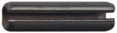 Made in USA - 1/2" Diam x 2-1/4" Long Slotted Spring Pin - Grade 1070-1090 Alloy Steel, Black Oxide Finish - Benchmark Tooling