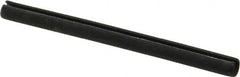 Made in USA - 1/8" Diam x 1-5/8" Long Slotted Spring Pin - Grade 1070-1090 Alloy Steel, Black Oxide Finish - Benchmark Tooling