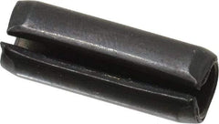 Made in USA - 5/16" Diam x 7/8" Long Slotted Spring Pin - Grade 1070-1090 Alloy Steel, Black Oxide Finish - Benchmark Tooling