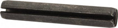 Made in USA - 5/16" Diam x 1-7/8" Long Slotted Spring Pin - Grade 1070-1090 Alloy Steel, Black Oxide Finish - Benchmark Tooling