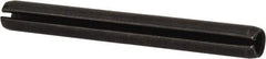 Made in USA - 5/16" Diam x 2-3/4" Long Slotted Spring Pin - Grade 1070-1090 Alloy Steel, Black Oxide Finish - Benchmark Tooling