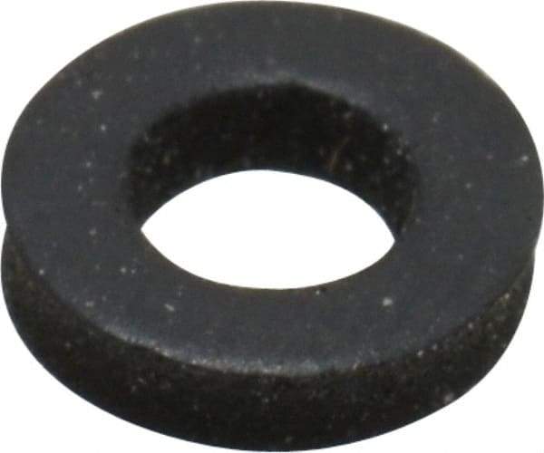 Made in USA - #6 Screw, Grade 60 Neoprene Standard Flat Washer - 0.12" ID x 1/4" OD, 0.077" Thick, Plain Finish - Benchmark Tooling