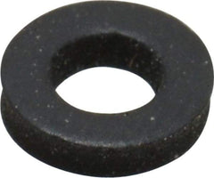 Made in USA - #6 Screw, Grade 60 Neoprene Standard Flat Washer - 0.12" ID x 1/4" OD, 0.077" Thick, Plain Finish - Benchmark Tooling