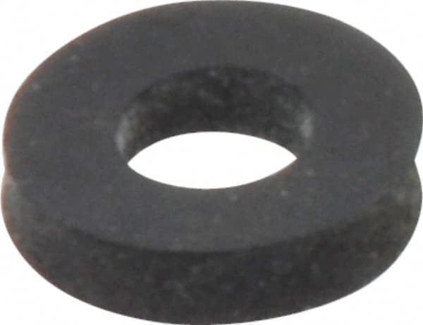 Made in USA - #10 Screw, Grade 60 Neoprene Standard Flat Washer - 0.17" ID x 3/8" OD, 0.108" Thick, Plain Finish - Benchmark Tooling