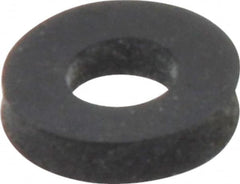 Made in USA - #10 Screw, Grade 60 Neoprene Standard Flat Washer - 0.17" ID x 3/8" OD, 0.108" Thick, Plain Finish - Benchmark Tooling